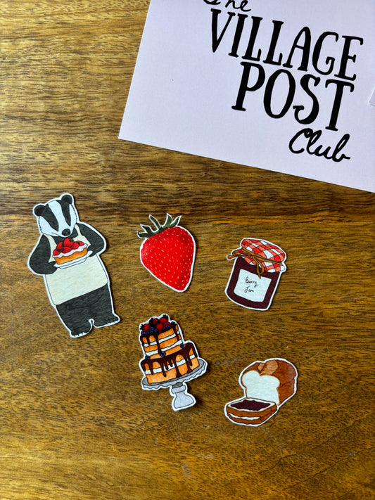 August sticker collection